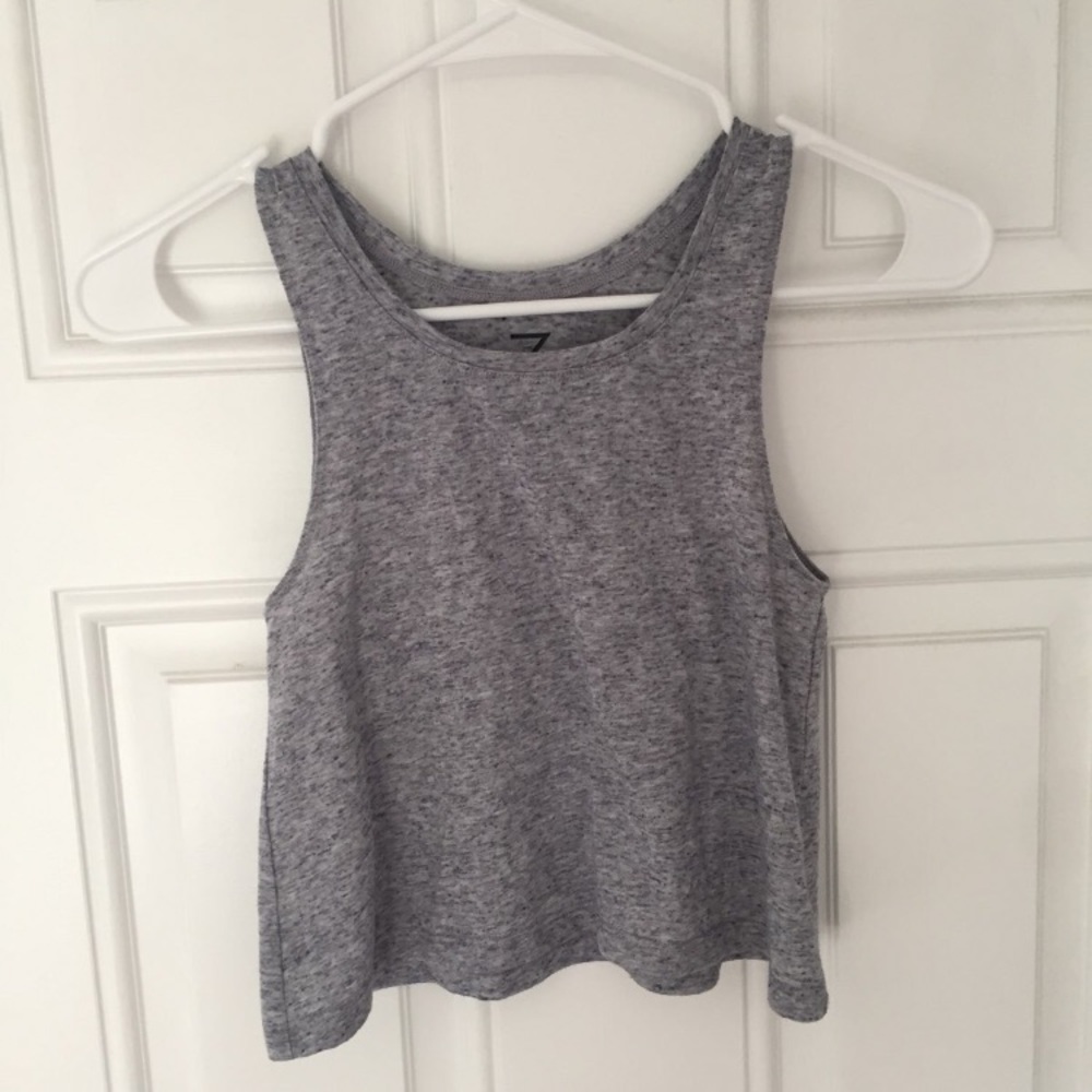 Grey Zella crop top